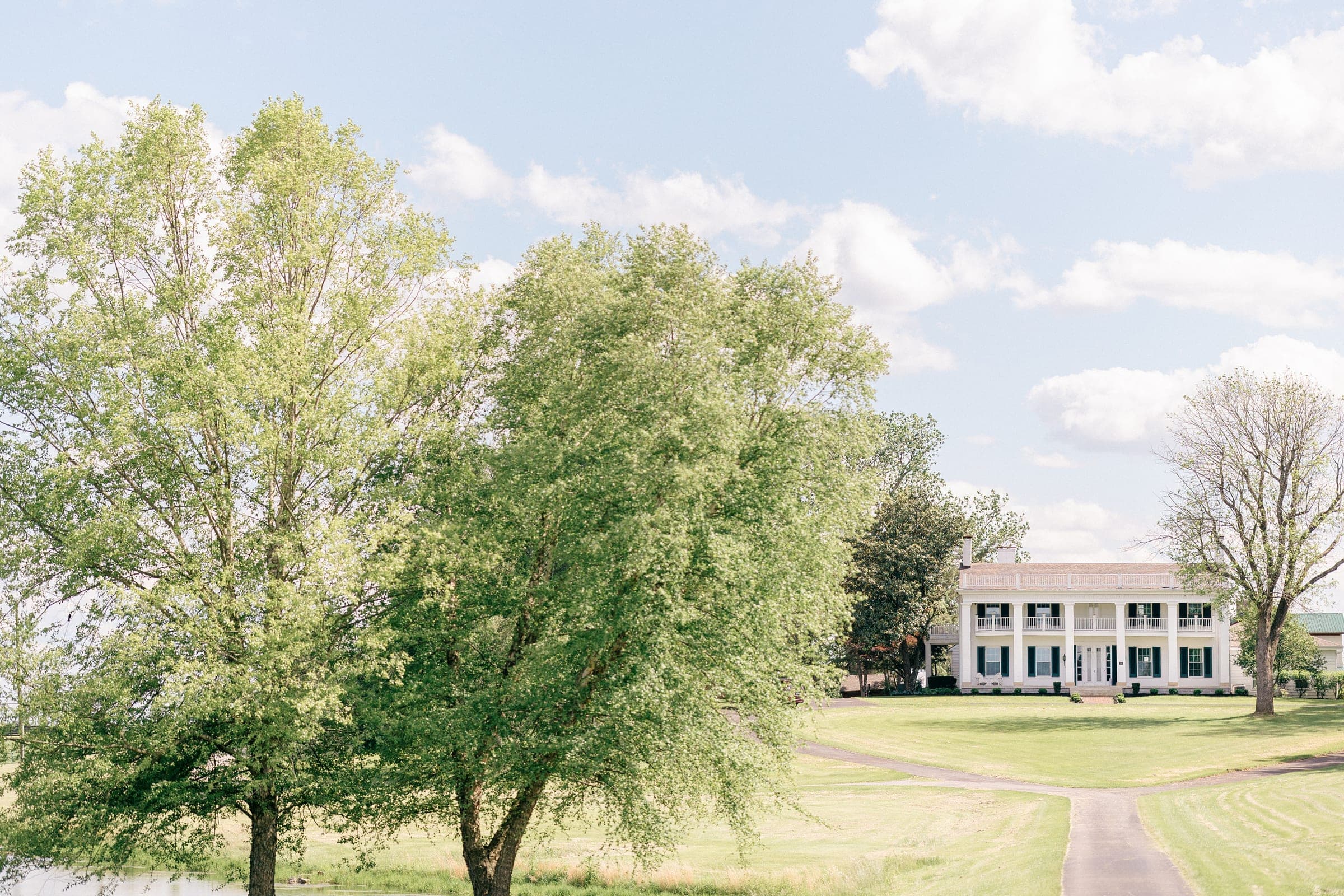The Lary Manor at the end of the drive